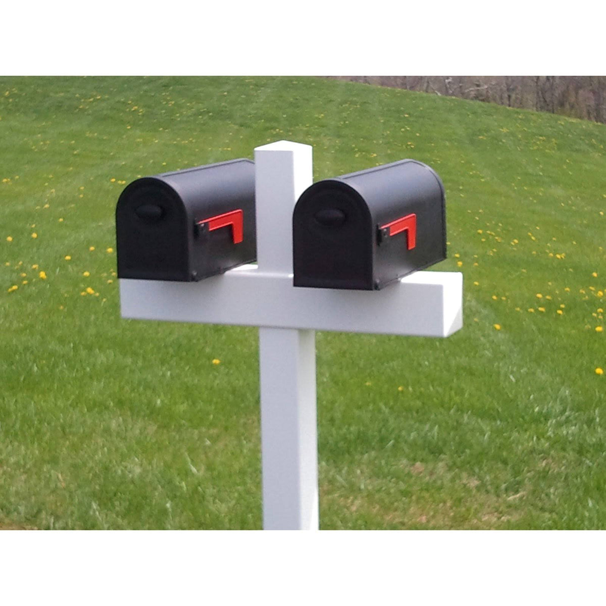 Cook Products Handy Double Mailbox Post