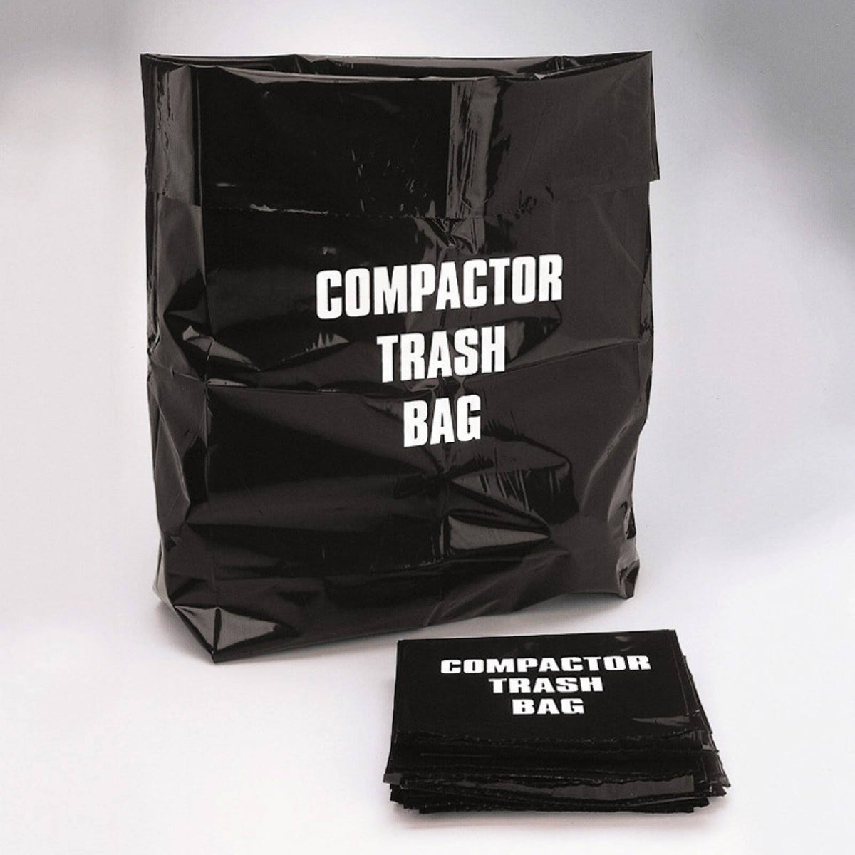 Broan 12 Trash Compactor Bags, Silver/Black – 12 pack