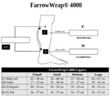 FarrowWrap 4000 Legpiece – Black, Regular Compression Wrap