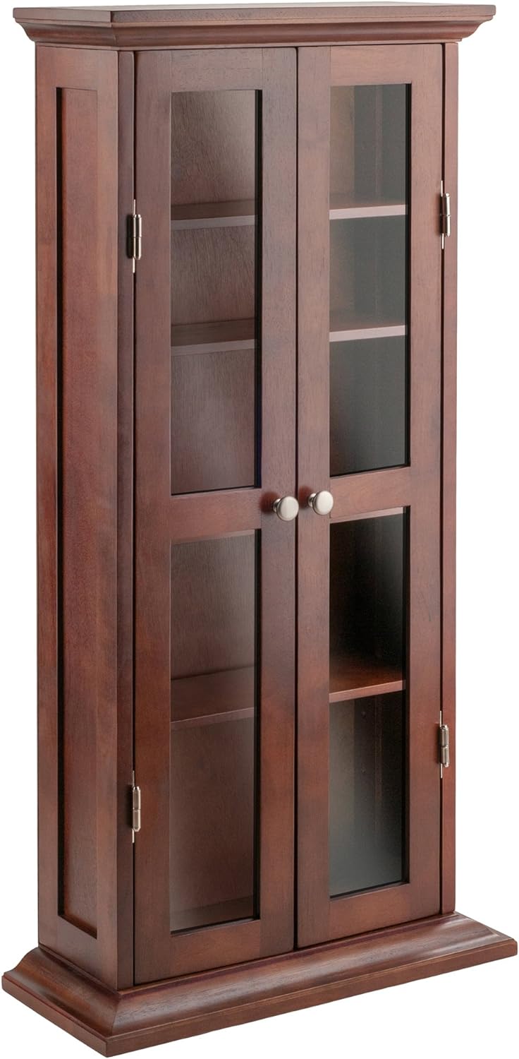 Winsome Wood Holden Media/Entertainment, Antique Walnut
