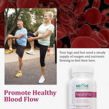 Nexus Formulas NeuroFlo Supplement – Circulation and Vein Support for Healthy Legs – Horse Chestnut Formula for Nerve Function, Numbness, Tingling