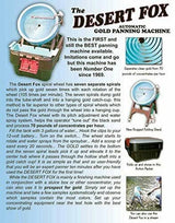 Desert Fox Automatic Gold Panning Machine – Variable Speed – Blue Spiral Wheel – Desert Gold Mining Equipment
