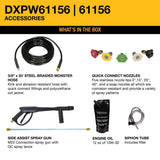 DEWALT 4400 PSI 4.0 GPM Gas Cold Water Pressure Washer with 420cc Engine DXPW61156