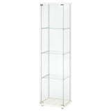 IKEA – Detolf Glass-Door Cabinet, White, 16 3/4×64 1/8