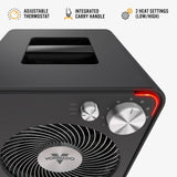 Vornado VMH300 Whole Room Vortex Metal Heater, Black (New)