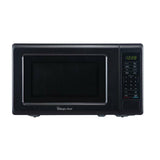 Magic Chef 0.7 Cu. ft. Countertop Microwave (Black with Gray Cavity)