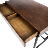 Fashionable Modern Wood Desk, Crafted to Exacting Standards Storage Desk, Durable Computer Office Desk for Home Office