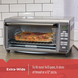 Black+Decker TO3290XSBD Toaster Oven, 8-Slice, Stainless Steel