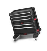 Keter 5 Drawer Modular Tool Storage, Plastic Resin Chest, Black