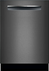 Bosch – 800 Series 24 Top Control Built-In Dishwasher with CrystalDry, Stainless Steel Tub, 3rd Rack, 42 dBa – Black stainless steel
