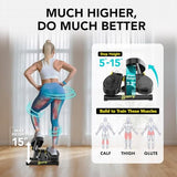 Mini Twist Stepper, Stepper Machine with 330LBS Weight Capacity, Mini Stepper for Full Body Workout, Adjustable Step Height, Smooth and Quiet, Step Machine for Men Women