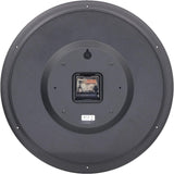 SEIKO 16 Roman Numeral Round Wood Finish Wall Clock