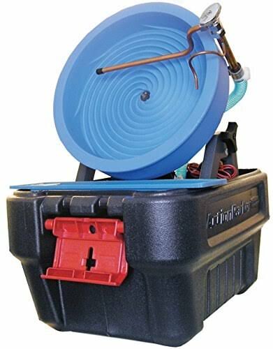 Desert Fox Automatic Gold Panning Machine – Variable Speed – Blue Spiral Wheel – Desert Gold Mining Equipment