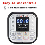 Instant Pot Duo 6 Qt Electric Pressure Cooker 7-In-1 with Easy-Release Steam Switch