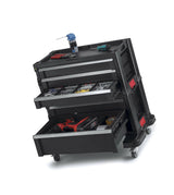 Keter 5 Drawer Modular Tool Storage, Plastic Resin Chest, Black