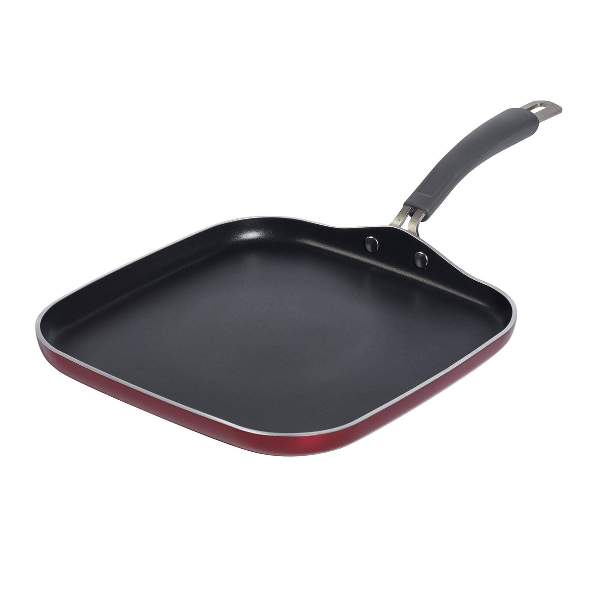 Epicurious 12-In. Square Griddle – Red