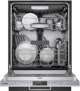 Bosch – 800 Series 24 Top Control Built-In Dishwasher with CrystalDry, Stainless Steel Tub, 3rd Rack, 42 dBa – Custom Panel Ready