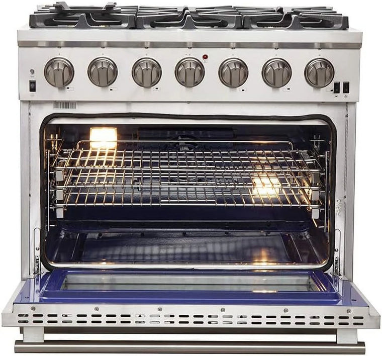 Capriasca – Titanium Professional 36 Freestanding Gas Range