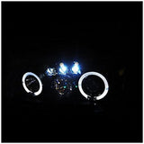 Spec-D Tuning 2LHP-MBU04JM-TM Chevy Malibu Led Black Projector Head Lights