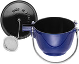 Staub Cast Iron 1-qt Round Tea Kettle – Basil, Made in France