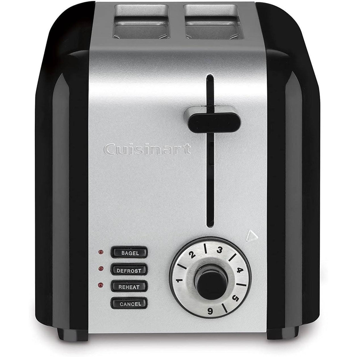 Cuisinart Stainless Steel Black 2-Slice Toaster