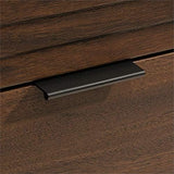 Sauder Englewood 2 Drawer Wooden Lateral File in Spiced Mahogany