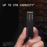 WD_BLACK 2TB SN770 NVMe Internal Gaming SSD Solid State Drive – Gen4 PCIe, M.2 2280, Up to 5,150 MB/s – WDS200T3X0E