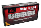 DBX 231S Dual 31 Band Graphic Equalizer Audio Rack Mount EQ+Compressor+Cables
