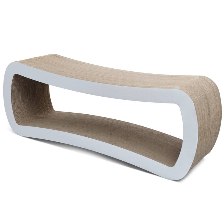 PetFusion Jumbo Cat Scratcher Lounge – White