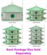 Heath 18 Room Aluminum Purple Martin House (Model AH-18D)