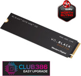 WD_BLACK 2TB SN770 NVMe Internal Gaming SSD Solid State Drive – Gen4 PCIe, M.2 2280, Up to 5,150 MB/s – WDS200T3X0E
