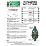 Green Hinge System 5766993 Steel Commercial Garage Door Hinge for 4
